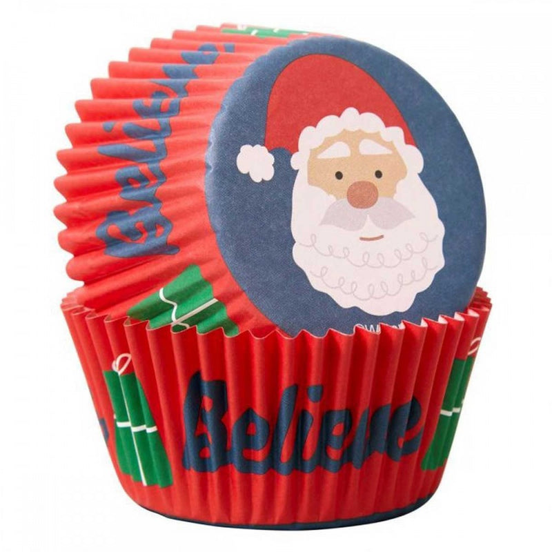 Baking Cups Santa