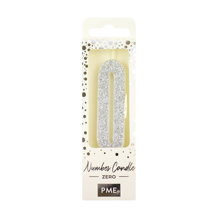 Glitter Number Candles