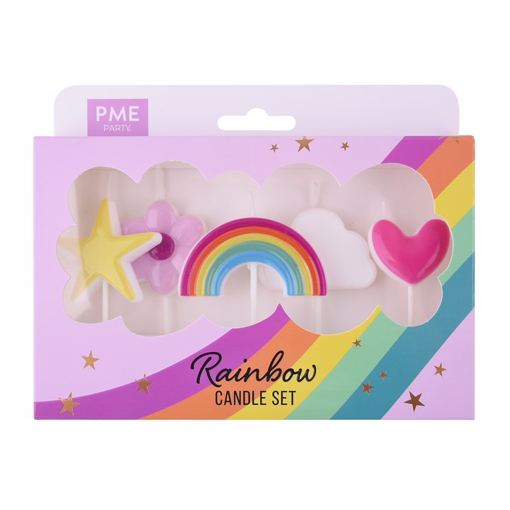 Rainbow Candles