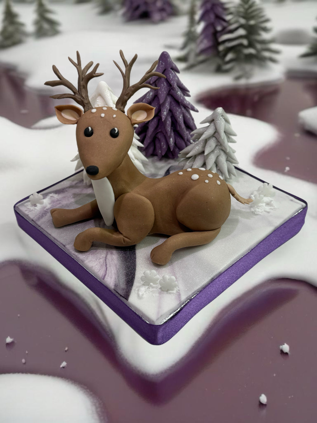 Festive Reindeer Cake Topper Workshop.
