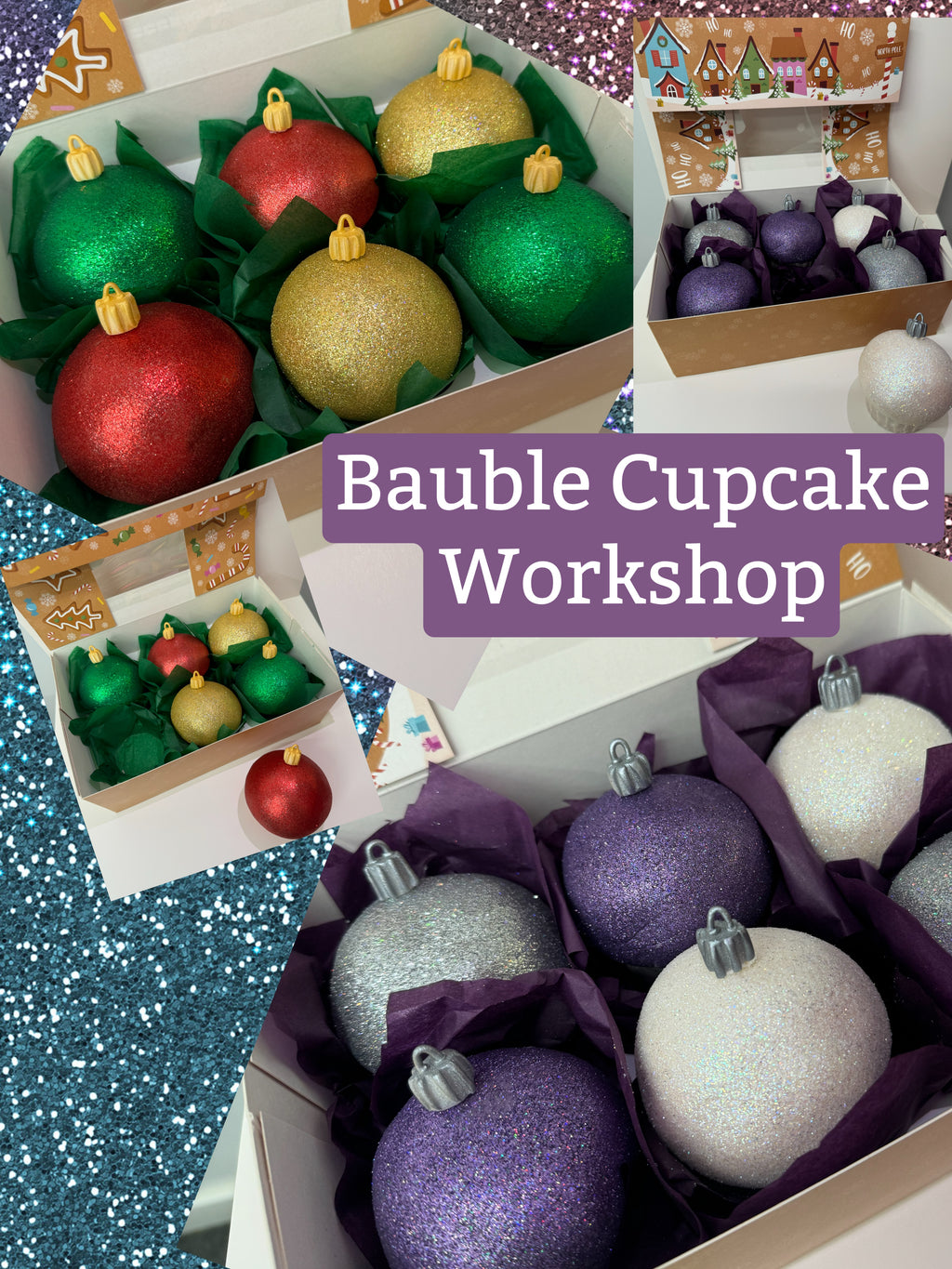 Bauble Cupcake Workshop.