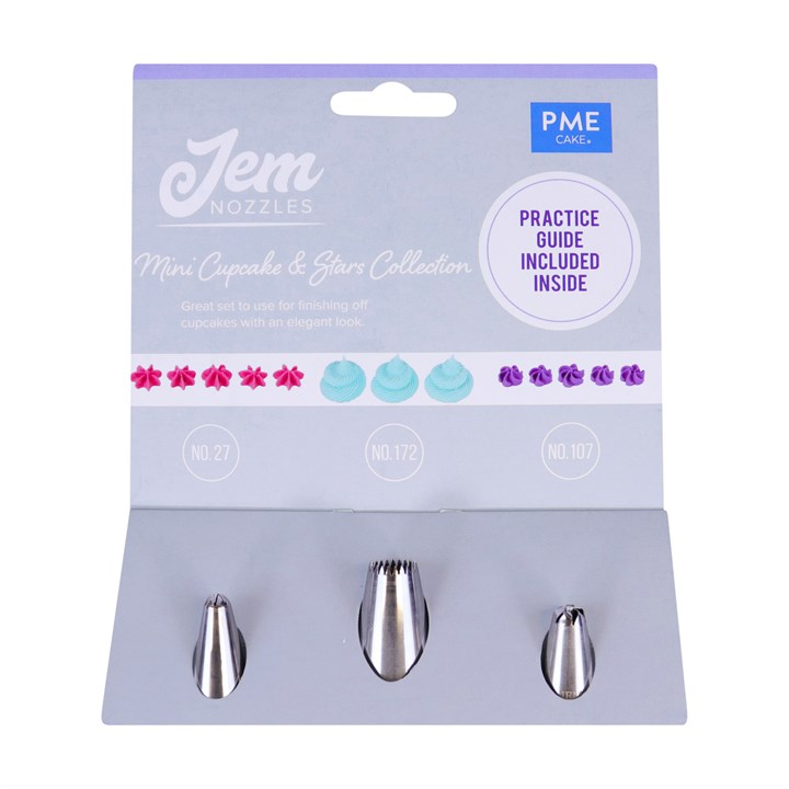 Jem Nozzle Set Mini Cupcakes &Star Collection