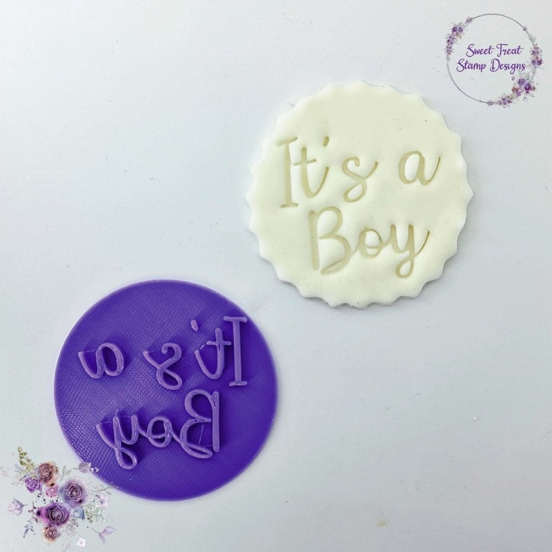 Its a Boy Embossing Stamp