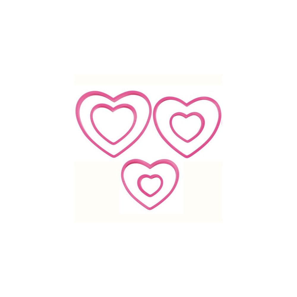 Wilton Nesting Heart Cutter Set 6
