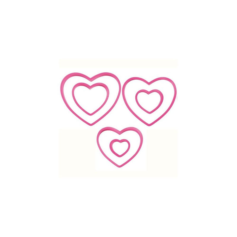 Wilton Nesting Heart Cutter Set 6