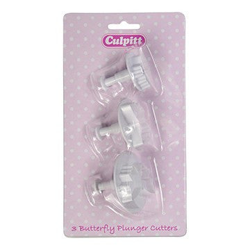 Culpitt Plastic Cutter Butterfly 3 piece