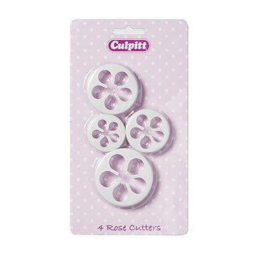 Culpitt Plastic Cutter Rose 4 Piece