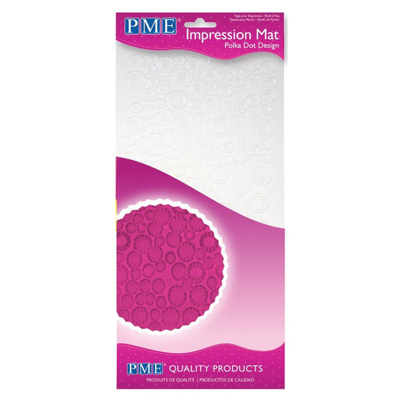 Polka Dot PME Impression Mat