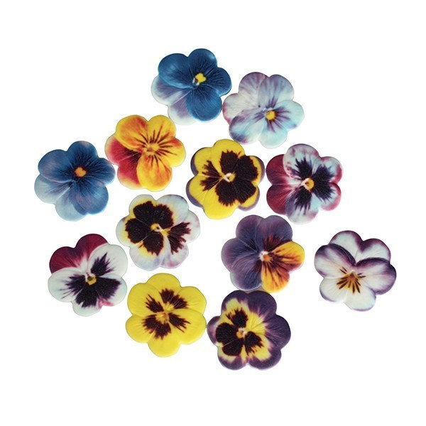 Sugar soft Pansies (12)