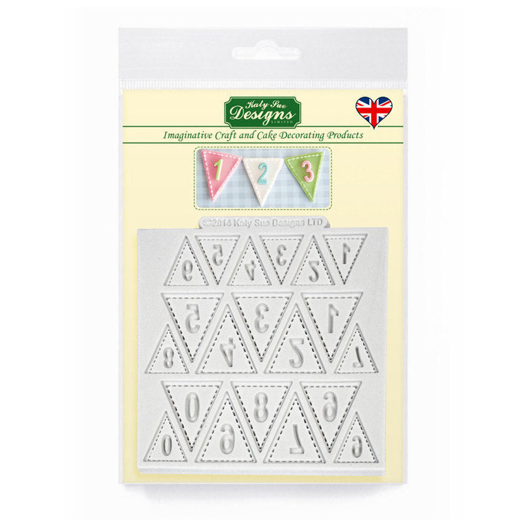 Katy Sue Bunting Numbers Mould