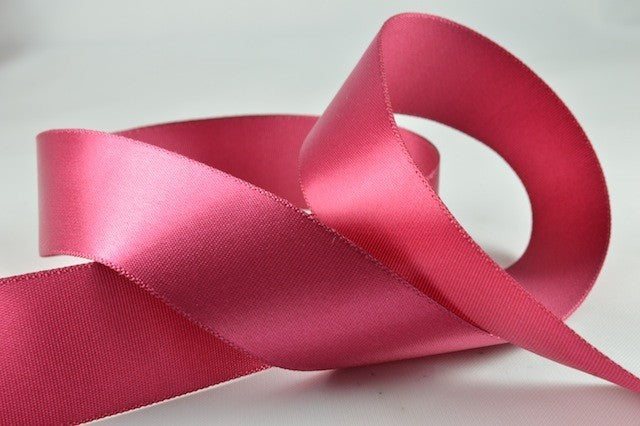 Single Sided Satin Ribbon 15mm sold by the Reel