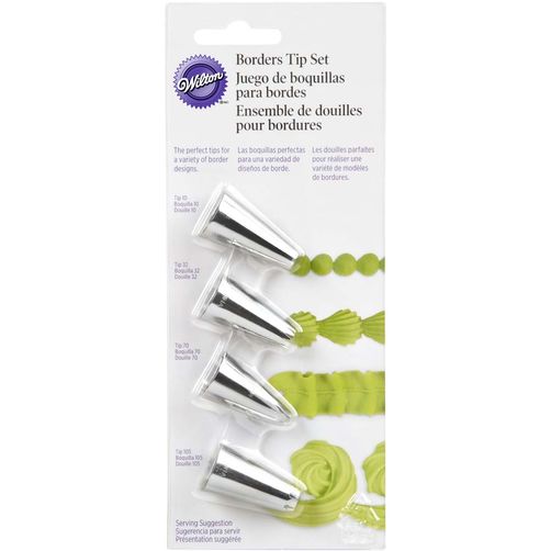 Wilton Piping Nozzles - Borders Tip Set