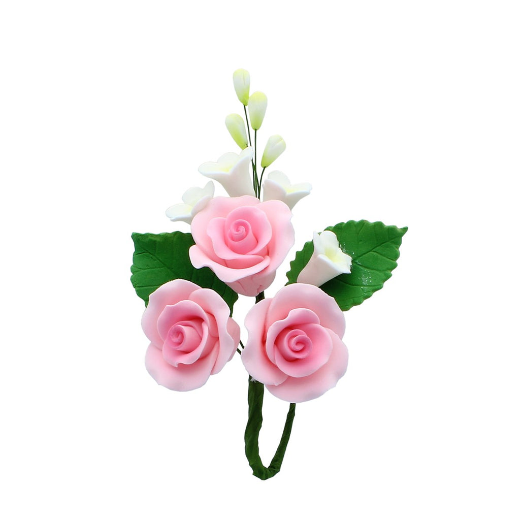 Pink Sugar Flower Spray 110mm(15)