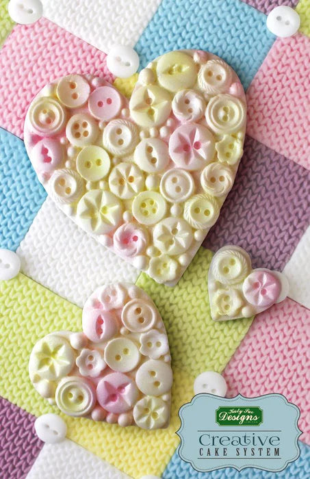 Katy Sue -Button Hearts