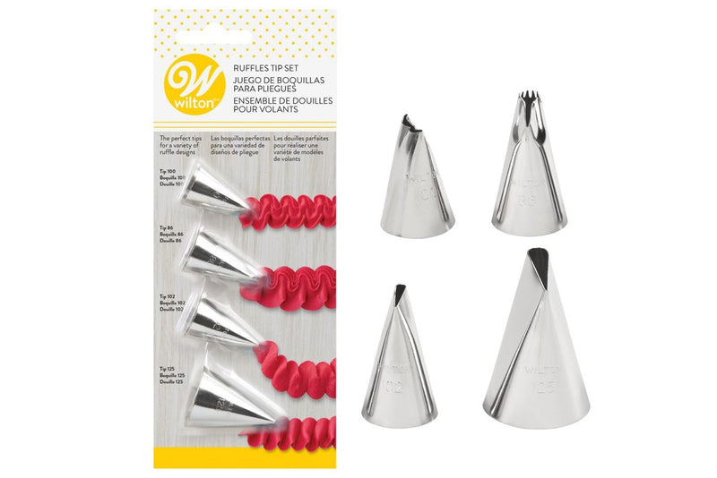 Wilton Piping Nozzles - Ruffles Tip Set