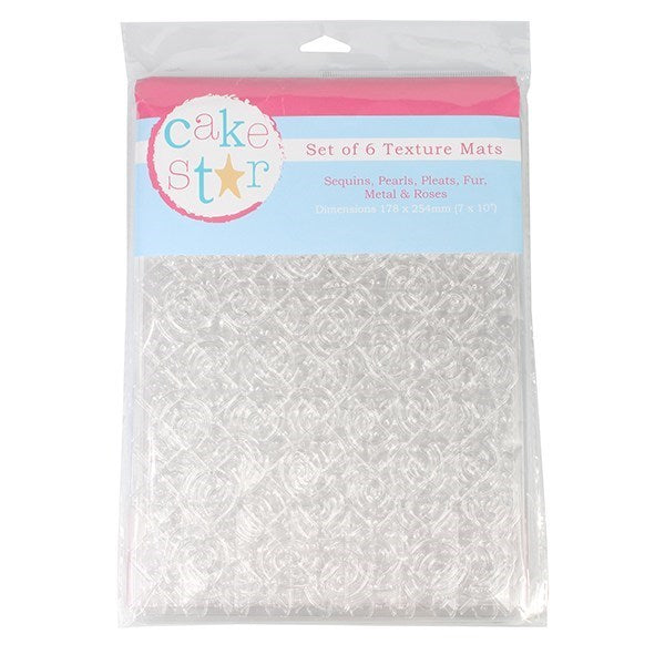 Cake Star Texture mats (Set of 6)