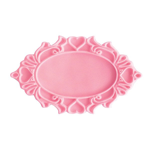 Katy Sue Decorative Plaque Mould Oval Hearts