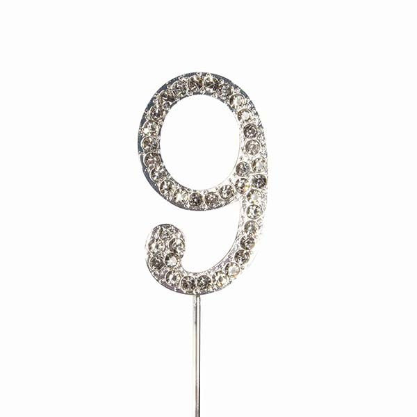 Cake star Diamante Numbers (45mm)