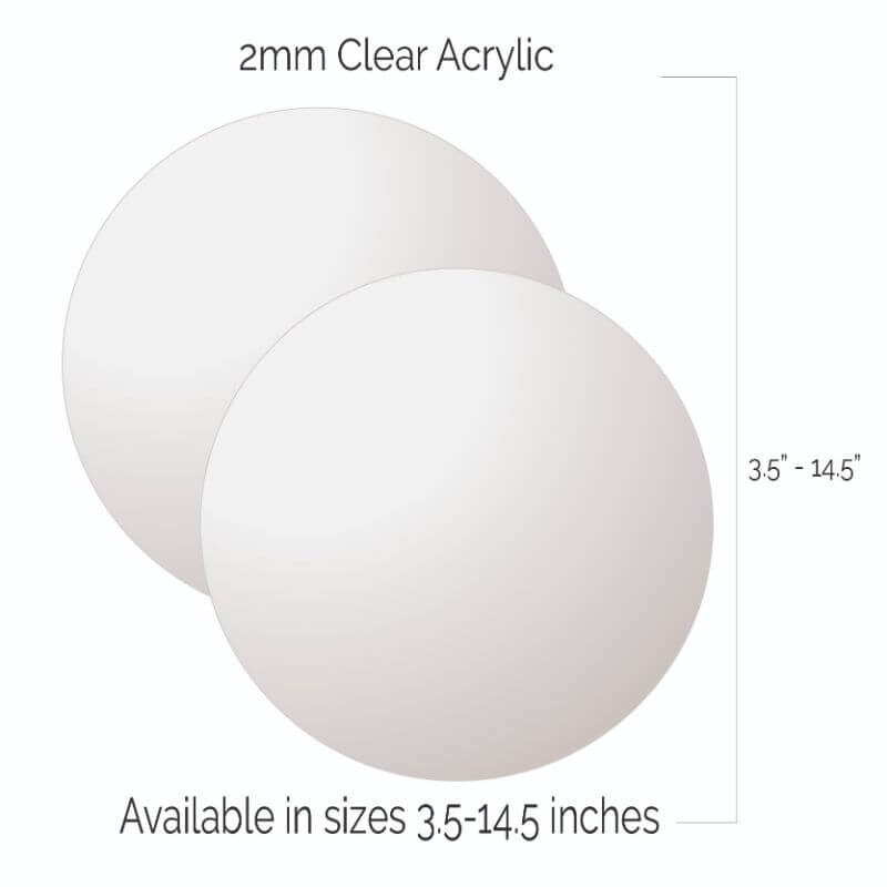 Set of 2 Circle Ganache Plates (Lissie Lou)