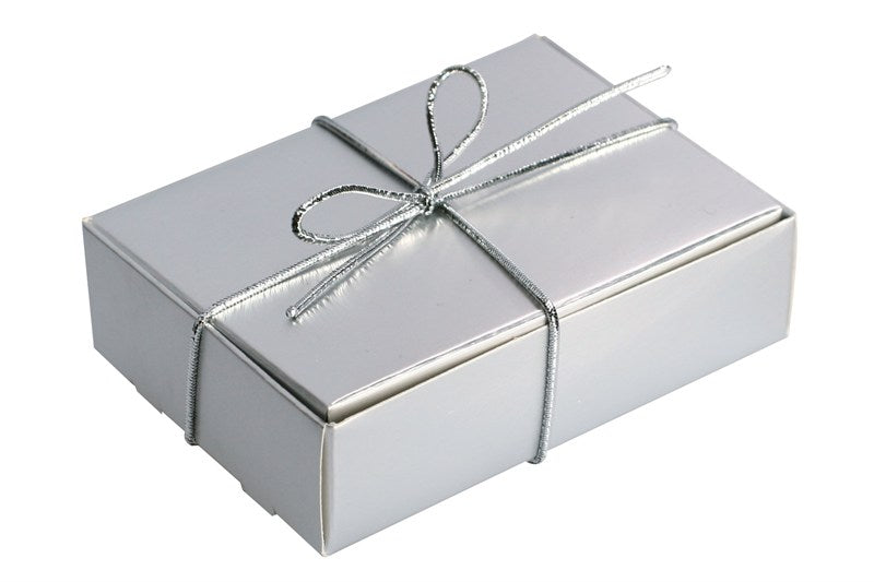 Silver Wedding Cake Boxes