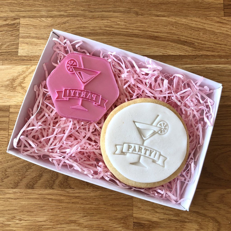 Cocktail Party Cookie Stamp (Lissie Lou)