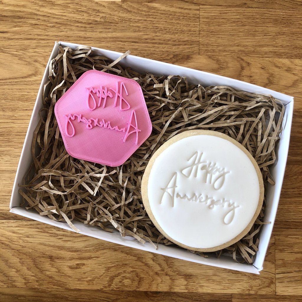 Happy Anniversary Cookie Stamp (Lissie Lou)