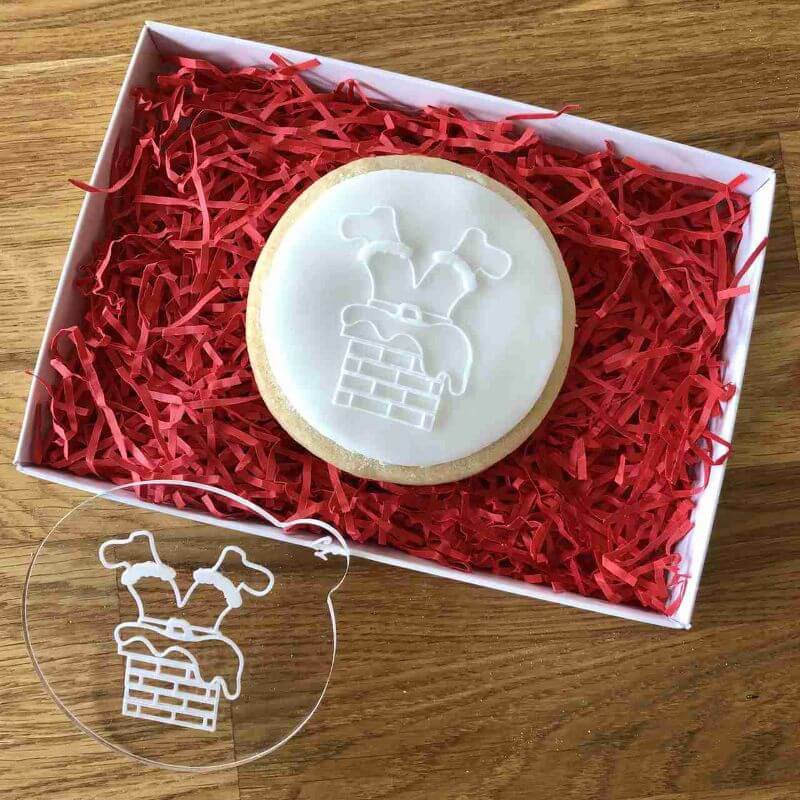 Santa's Legs Cookie Embosser