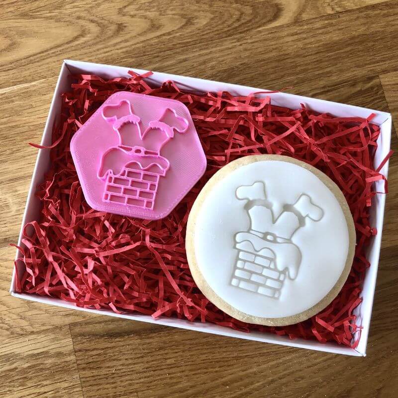 Santa's Legs Cookie Stamp (Lissie Lou)