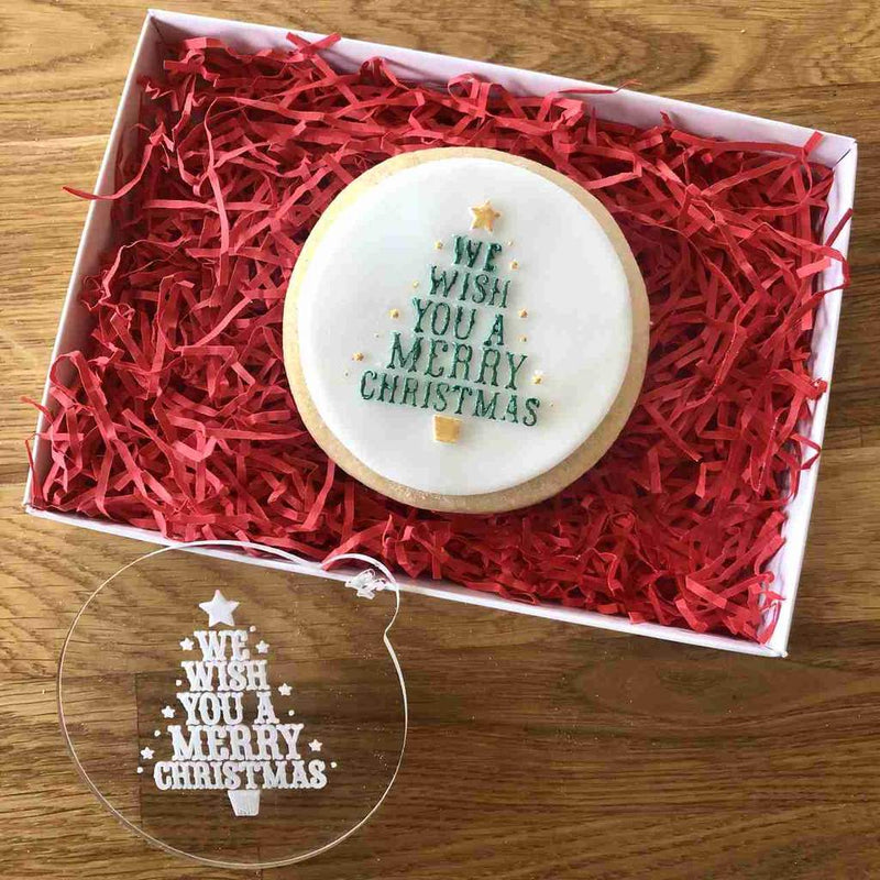 We Wish You A Merry Christmas Cookie Embosser (Lissie Lou)