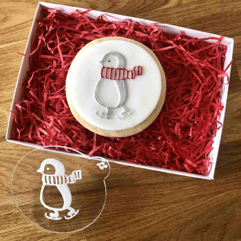 Christmas Penguin Cookie Embosser (Lissie Lou)