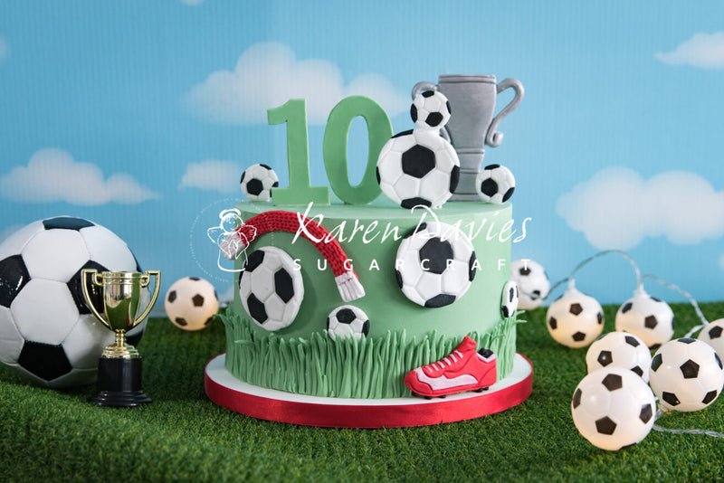 Football Cookie Karen Davies Mould