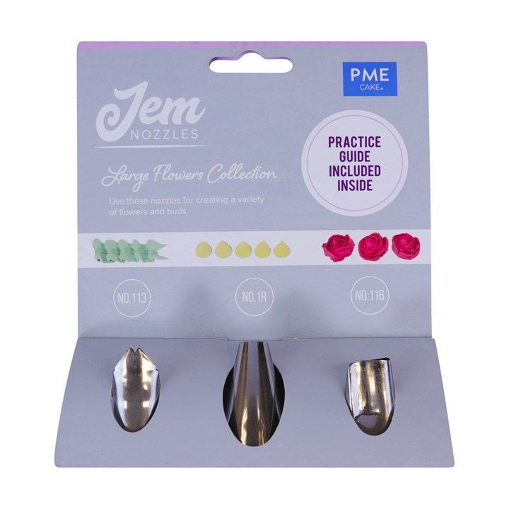 Jem Nozzels Set Large Flowers Collection