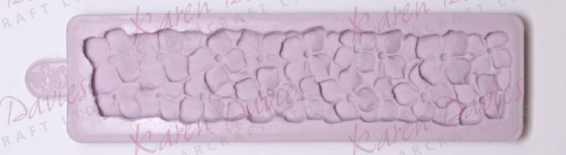 Hydrangea border mould- Karen Davies Mould