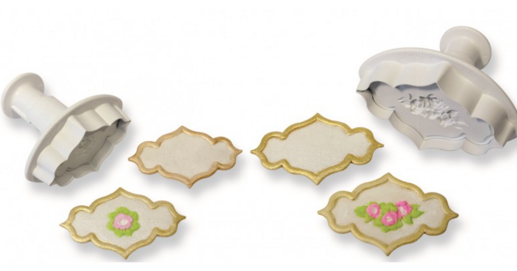 PME Plaque Rose & Plain Cutter (Medium)