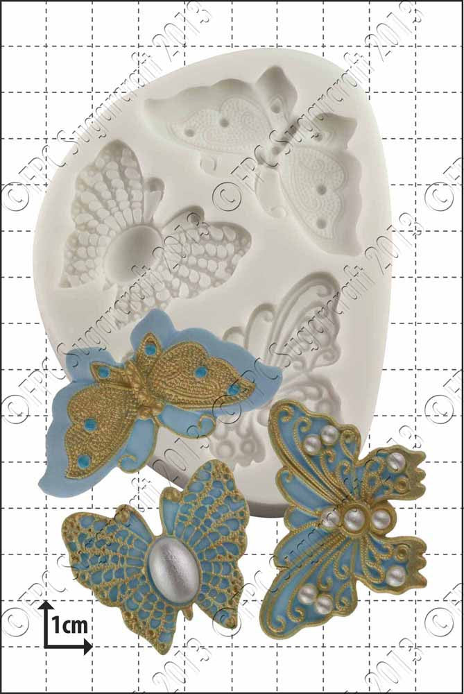 Filigree Butterflies FPC Mould(C124)