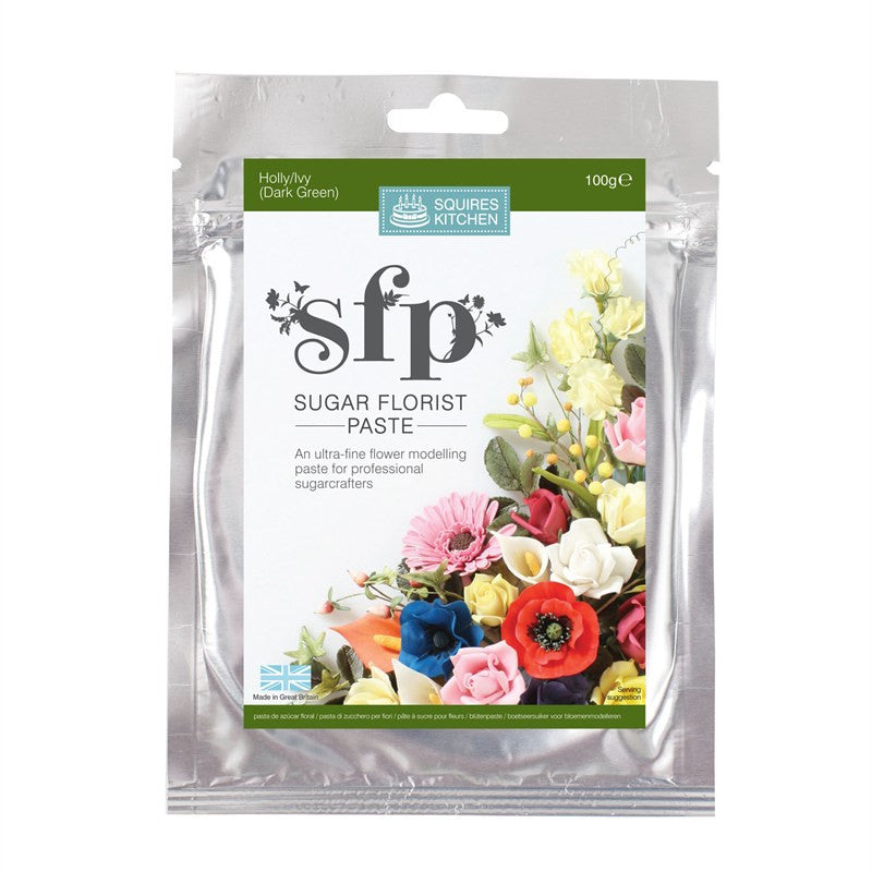 Squires Kitchen Flower Paste (SFP) - Deep Colours 100g