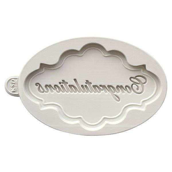 Katy Sue Congratulations Plaque Mould