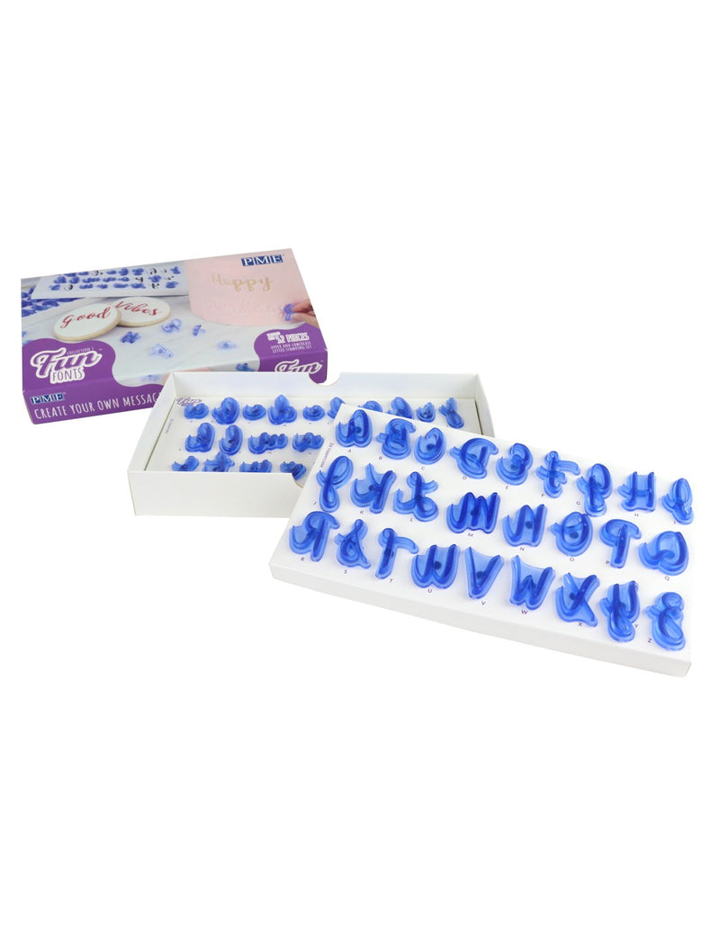 PME Fun Fonts Upper+Lower Case Alphabet Stamping Set