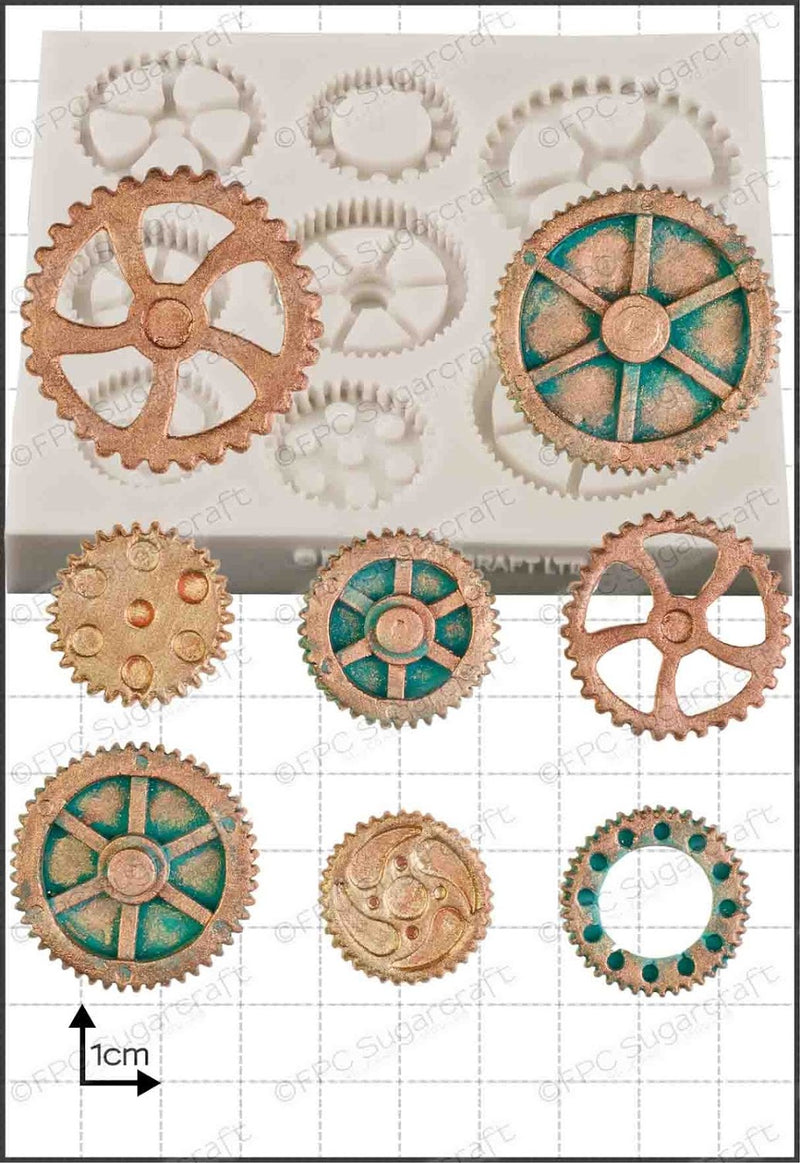 Steampunk Cogs FPC Mould(C206)