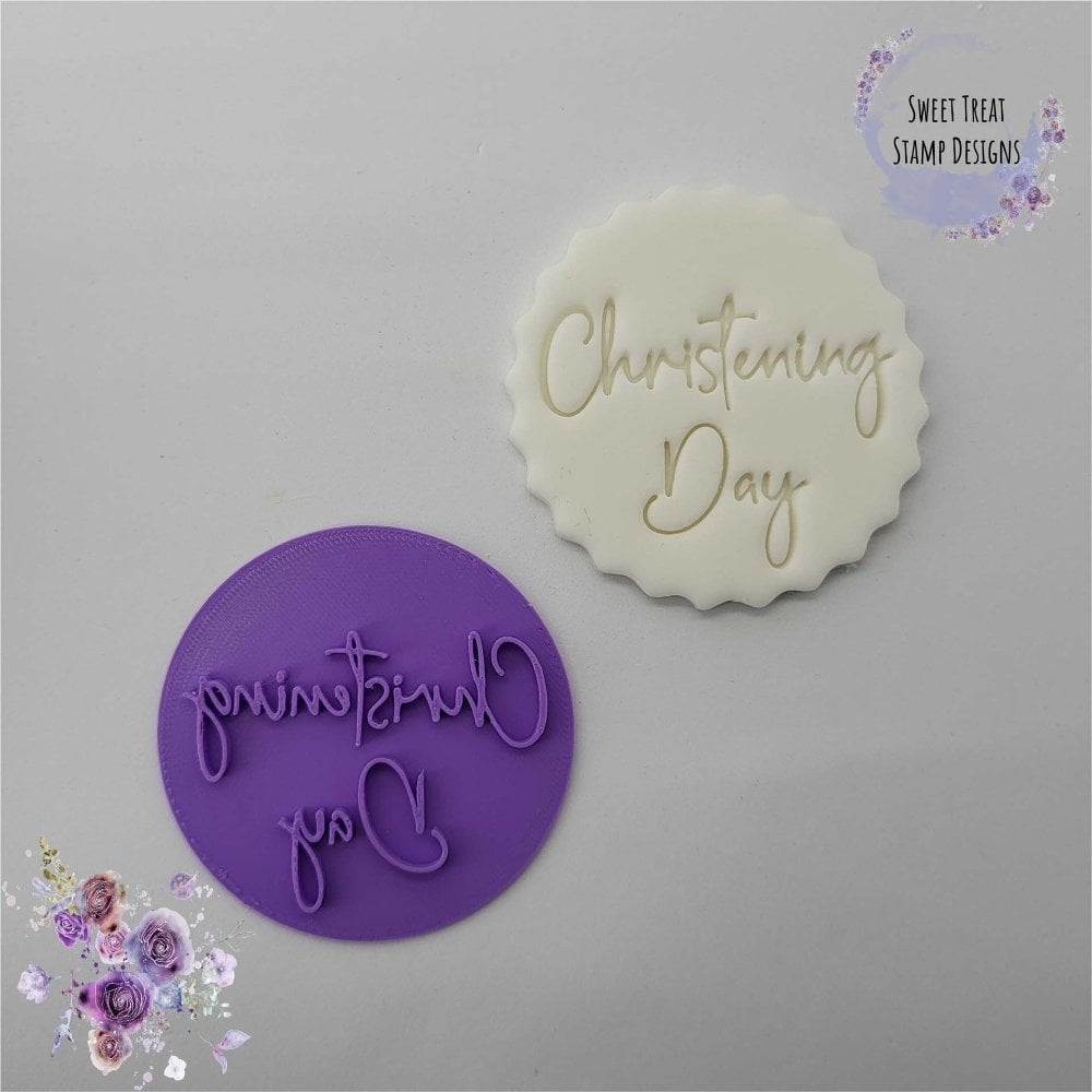 Christening Day Embossing Stamp