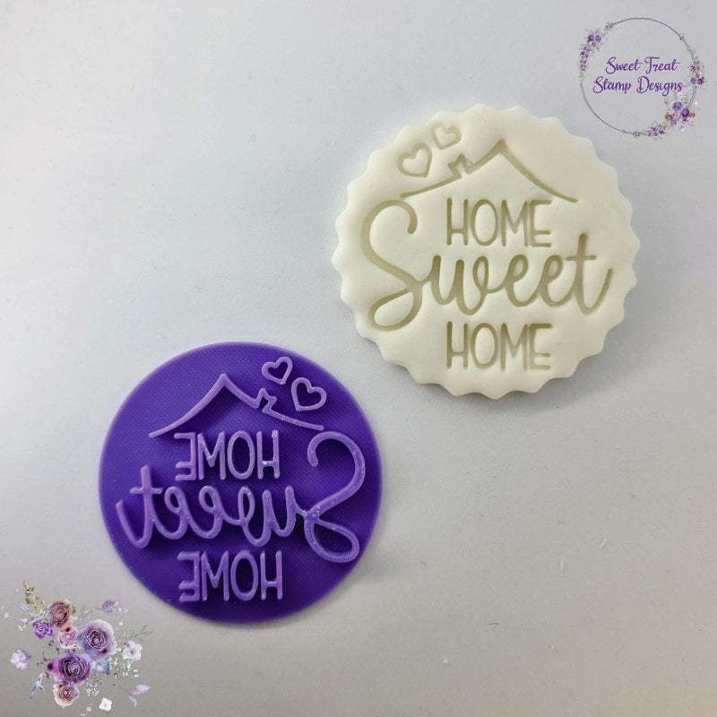 Fondant Stamp Home Sweet Home Stamp