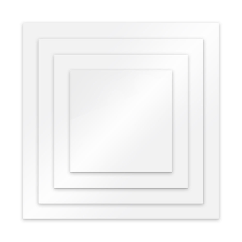 Square Ganache Plates
