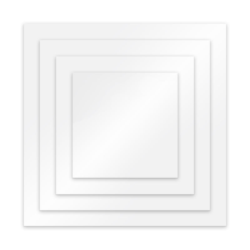 Square Ganache Plates