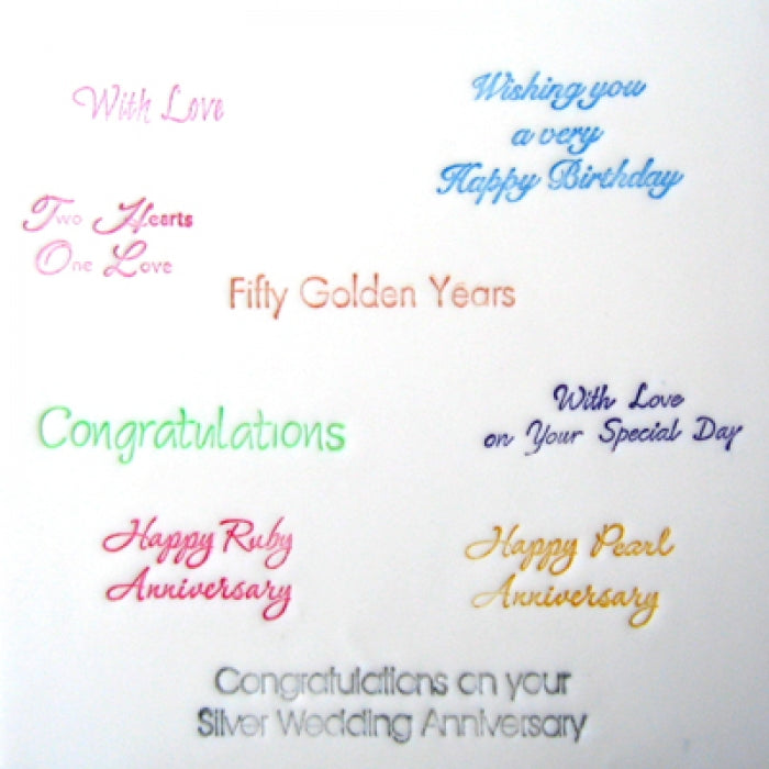 Patchwork Cutters Celebration Lettering Sets