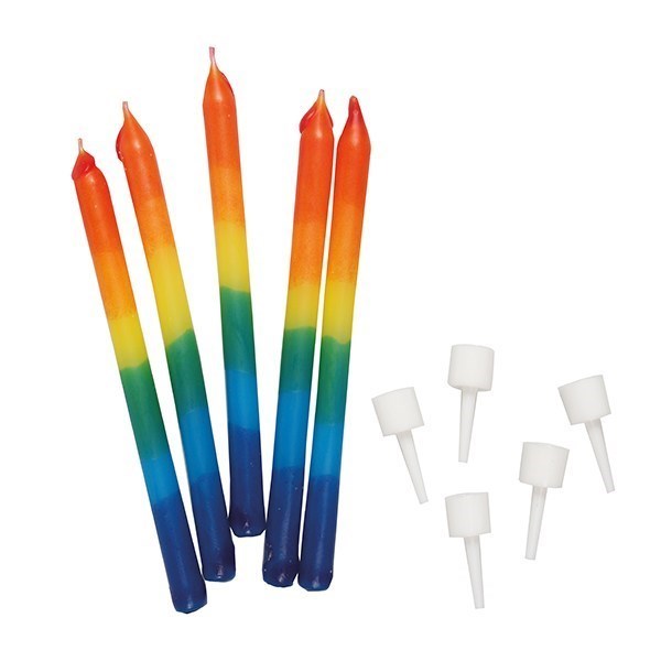 Rainbow Candles