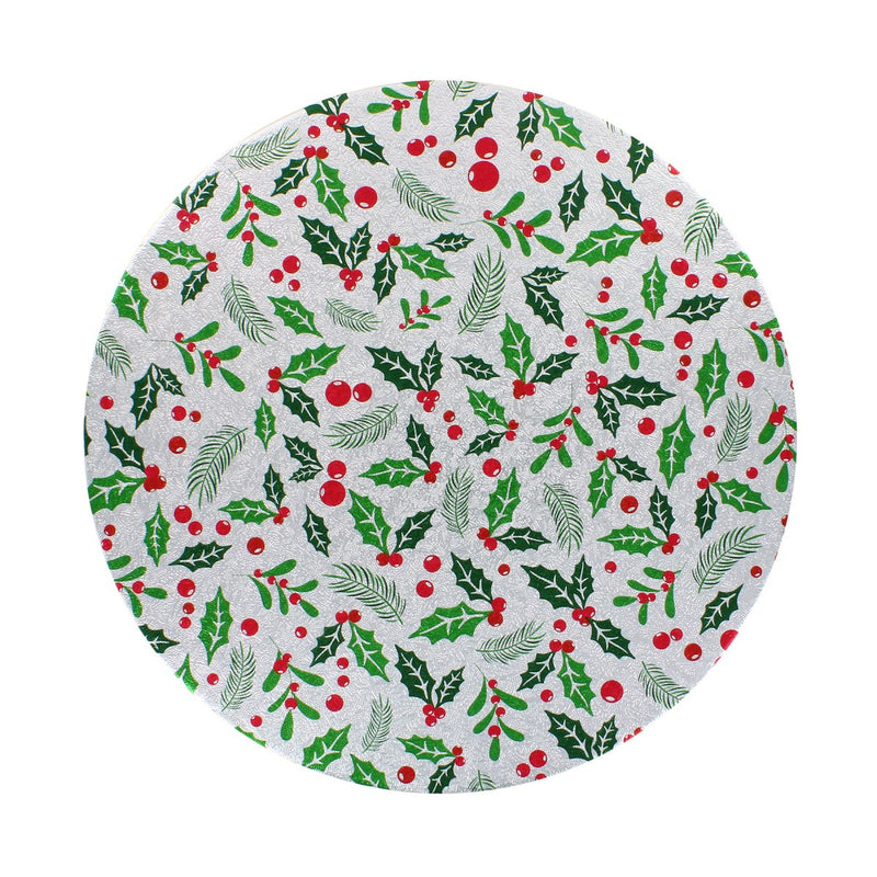 Christmas Double Thick Round Cake Cards