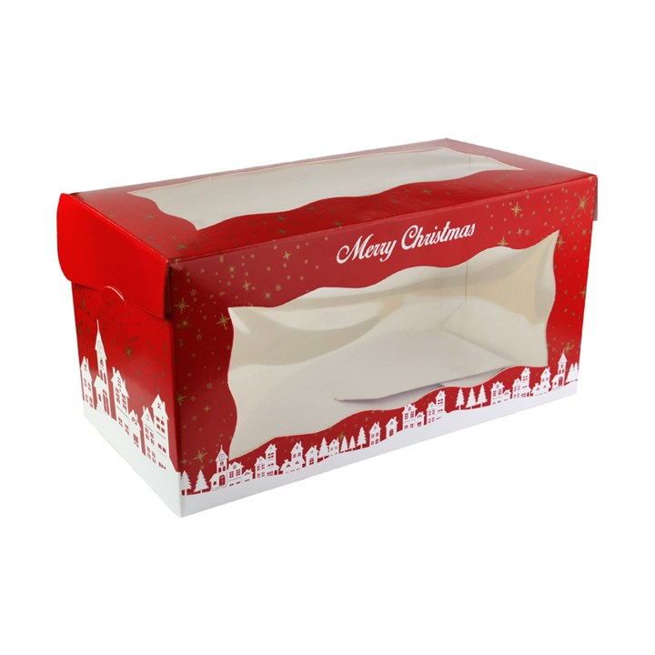 Christmas Windowed Cake and Mince Pie Boxes