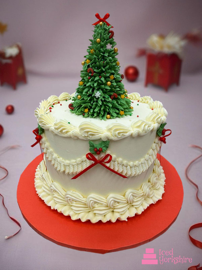 Festive Lambeth Buttercream Cake.
