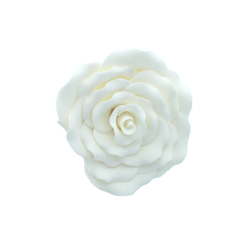 102mm White Sugar Rose (16)