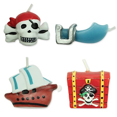 Pirates Candles Set 4